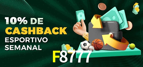 10% de bônus de cashback na F8777