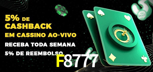 Promoções do cassino ao Vivo F8777